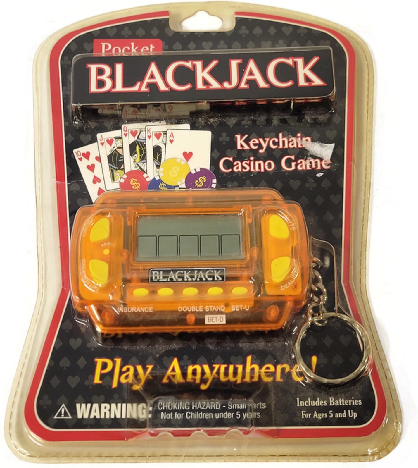 Over item handling Executive Blackjack Handheld Electronic Game With Instructions T www.nojirien