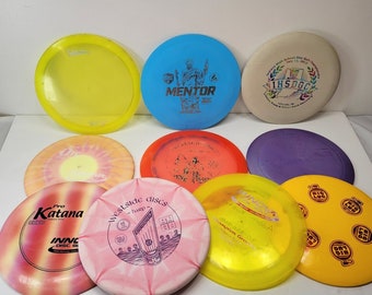 10 Stück Gebrauchte Innova, Discraft & More Disc Golf Mixed Variety Pack