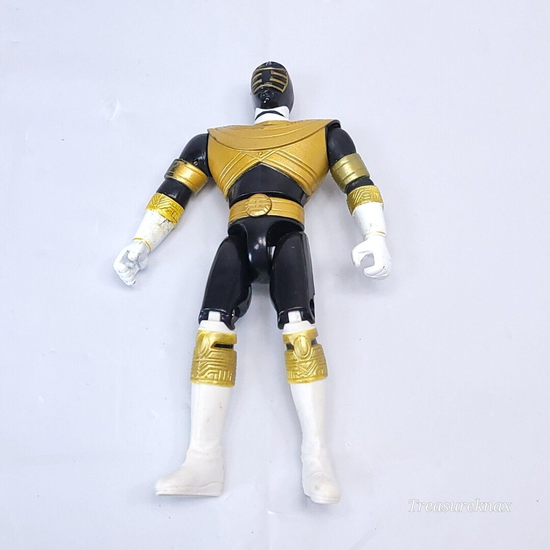 Gold Ranger Power Rangers Zeo 1996 Action Figure Bandai Etsy