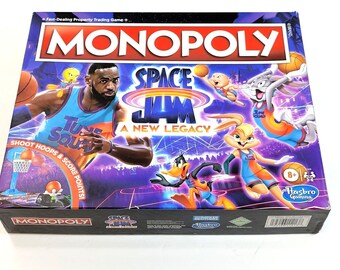 Space Jam A New Legacy Monopoly Game Edition   Age=8+   2-6 players