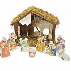 Belén vintage Merry Brite