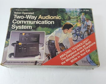 RADIO SHACK TRC-504, Audionic Voice Actuated Two-Way Communication System