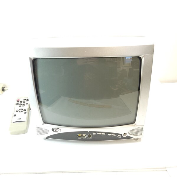 Durabrand DWT1304 13" Color Television TV w/Remote CRT Retro Gaming Tested Works