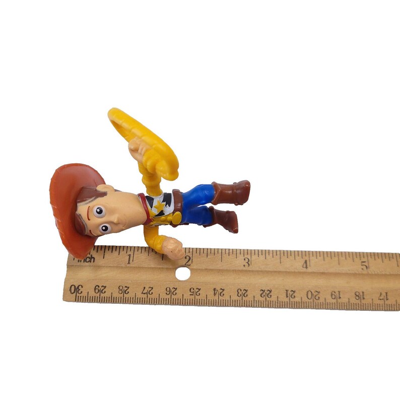 Disney Toy Story WOODY McDonalds Happy Meal 3" Action Figure With Rope Lasso use image 3