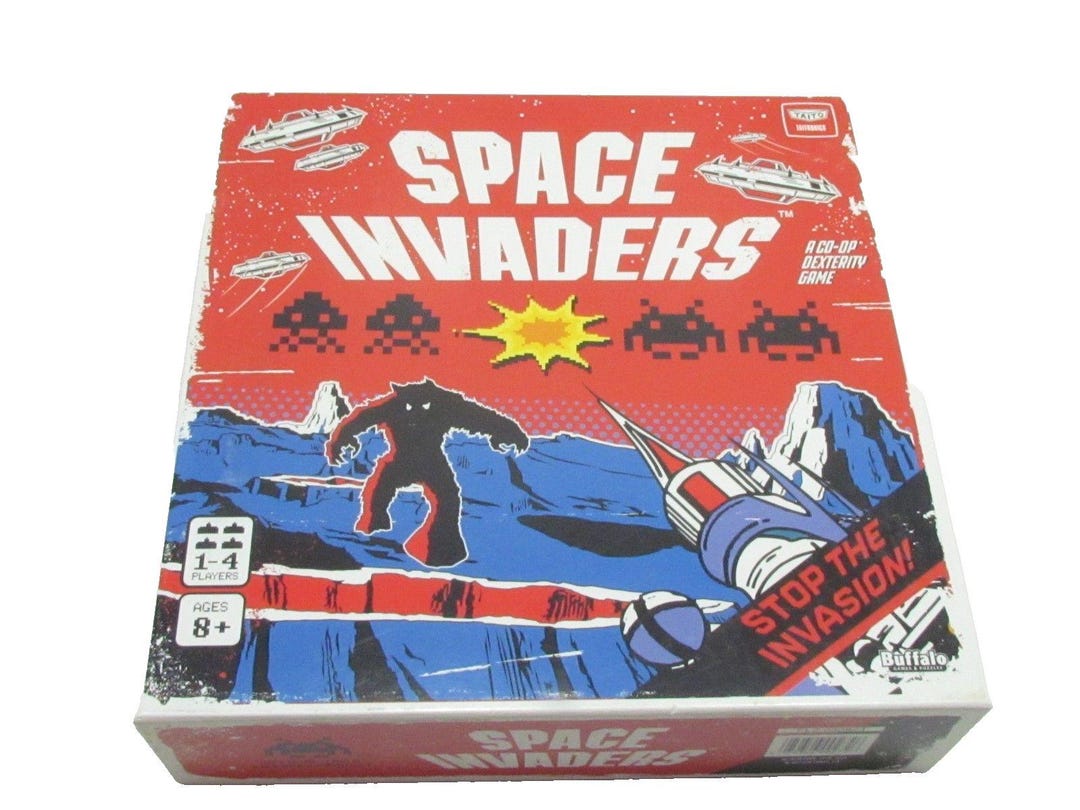 Space Invaders Strategy Board Game Buffalo Games New - Etsy UK