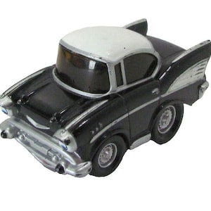 ERTL Replica  57 Chevrolet Bel Air Black Metal China 3in. Long