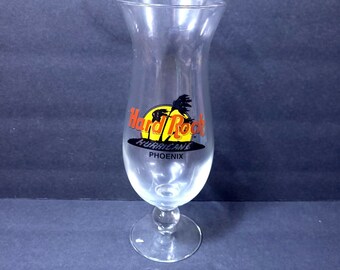 Hard rock Phoenix 16oz. Hurricane Glass 9.875"  Bar/Restaurant Drinking