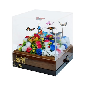 Butterfly automaton, butterfly kinetic sculpture, kinetic art, automata sculpture, automaton wood, gift