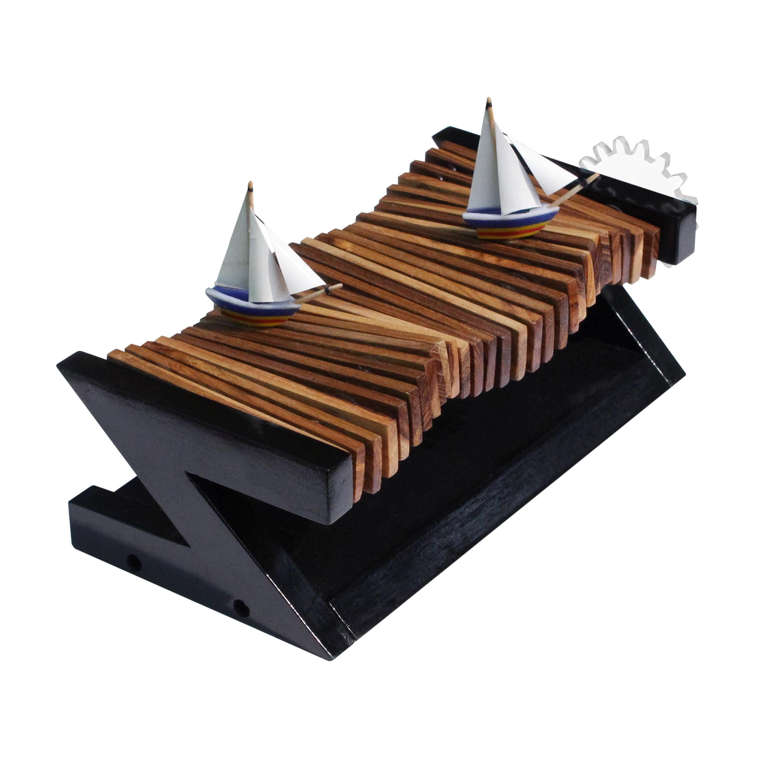 Wave Automaton , Kinetic Sculpture, Kinetic Art, Boat Automaton ...