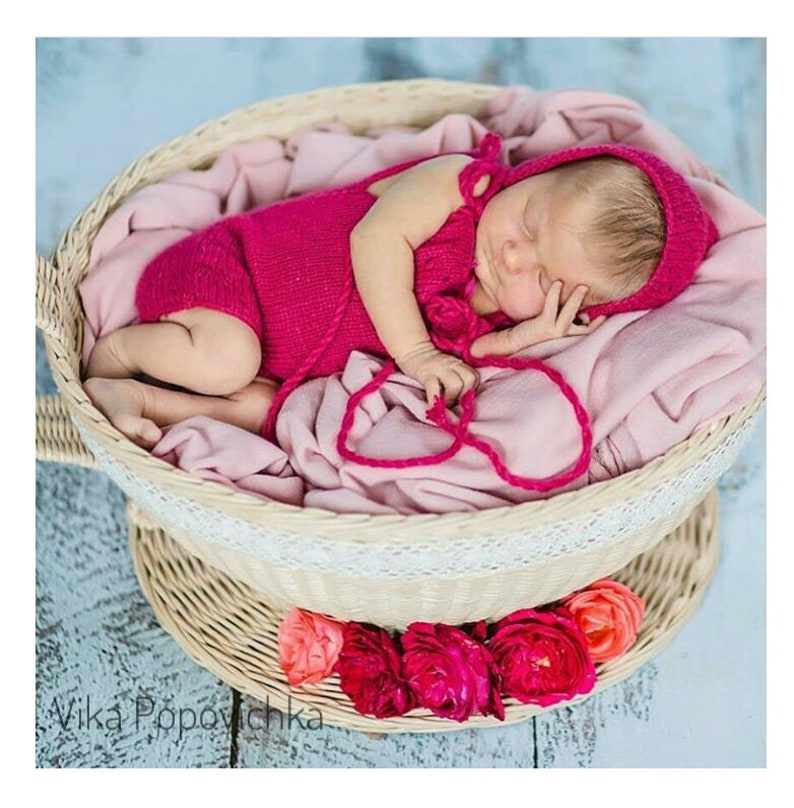 Photo Props Wicker Cup Basket for Newborn Newborn Photo Etsy