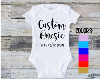 etsy personalized baby clothes