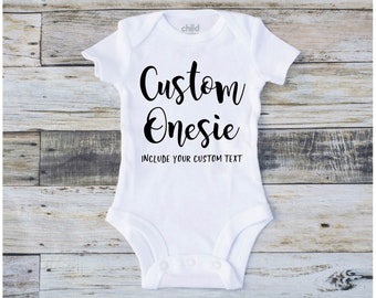 Custom Onesie® | Personalized Onesie® | Custom Baby Onesie® | Custom Baby Shirt | Baby Shower Gift | Custom Toddler Shirt |
