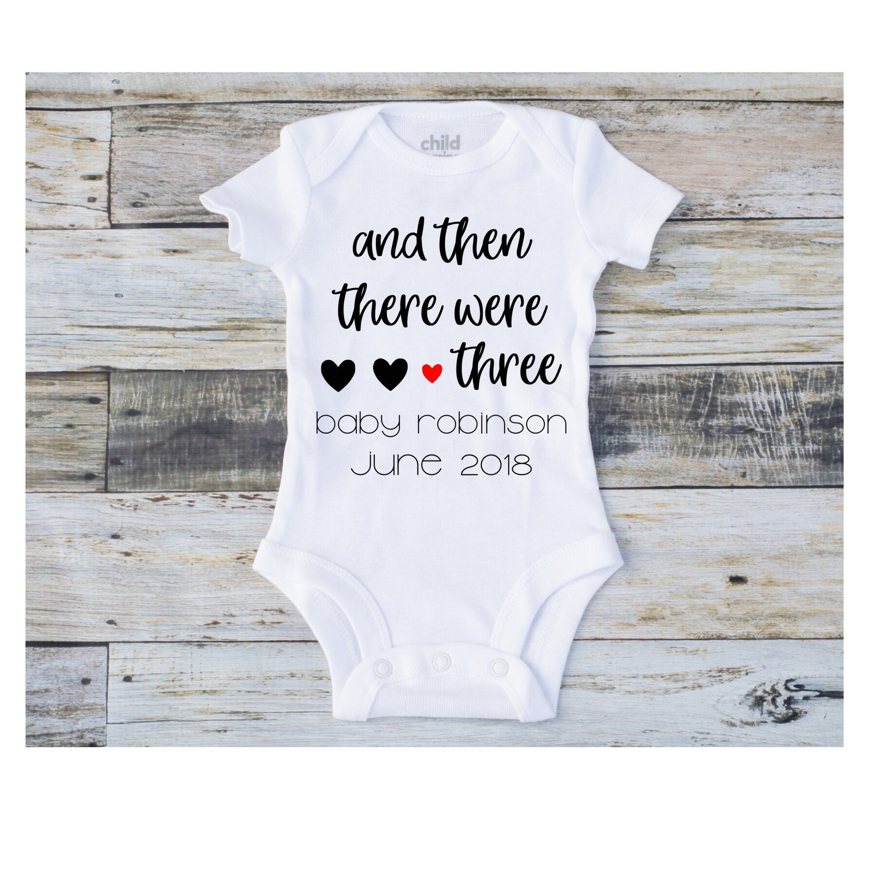 Custom Pregnancy Announcement Onesie Pregnancy Reveal Etsy UK