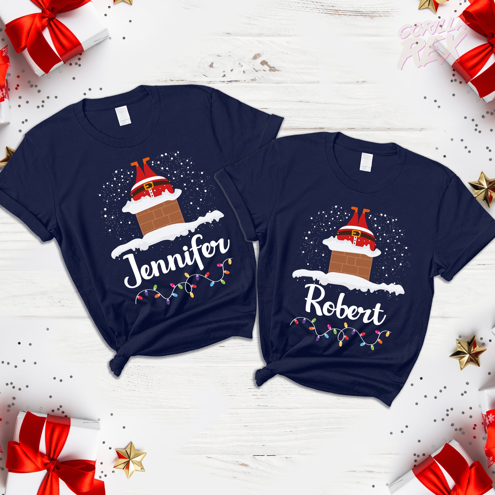 Personalized Family Pajamas Shirts Custom Christmas Pajama Etsy