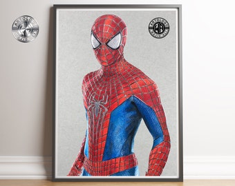 Amazing Spider-Man Drawing Print A4 - Artology