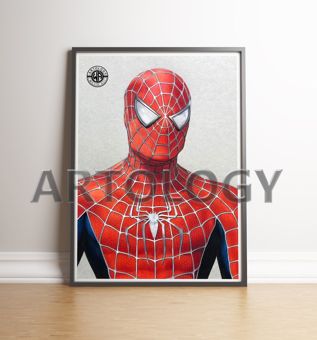 Drawings To Paint & Colour Spiderman - Print Design 033