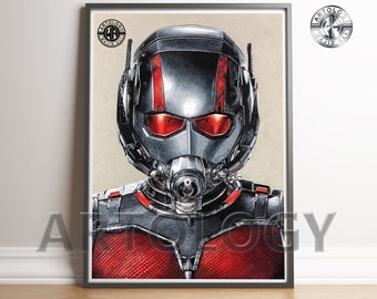 Ant-Man Drawing Print A4/A3 - Artology