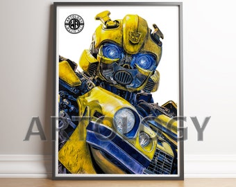 Bumblebee Artwork A4/A3 Giclee Print - Artology