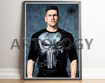The Punisher Drawing – A4/A3 Giclée Art Print | Frank Castle Fan Art by Artology