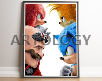 Sonic2Movie Artwork A4/A3 Giclee Print - Artology