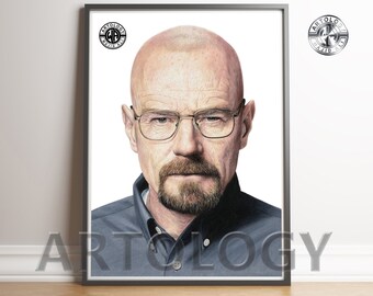 Walter White (Breaking Bad) Heisenberg A4/A3 Print - Artology