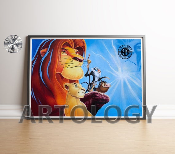 Le Roi Lion Dessin A3 Imprimer Artologie Etsy Le Roi Lion Dessin A3 Imprimer Artologie Etsy