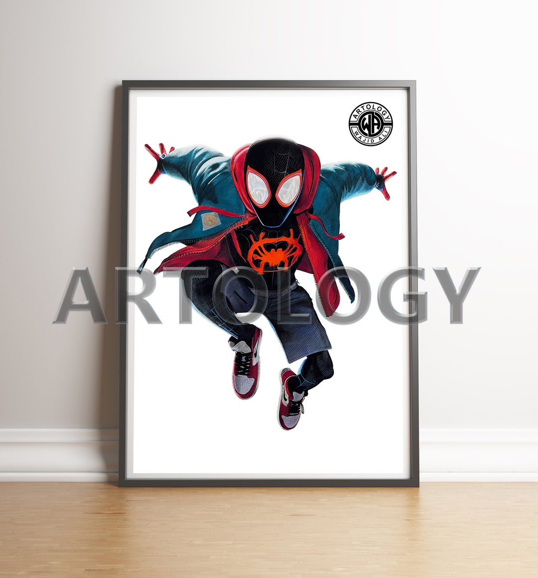 Spider-man: Miles Morales Artwork A4/A3 Giclee Print - Artology - Etsy