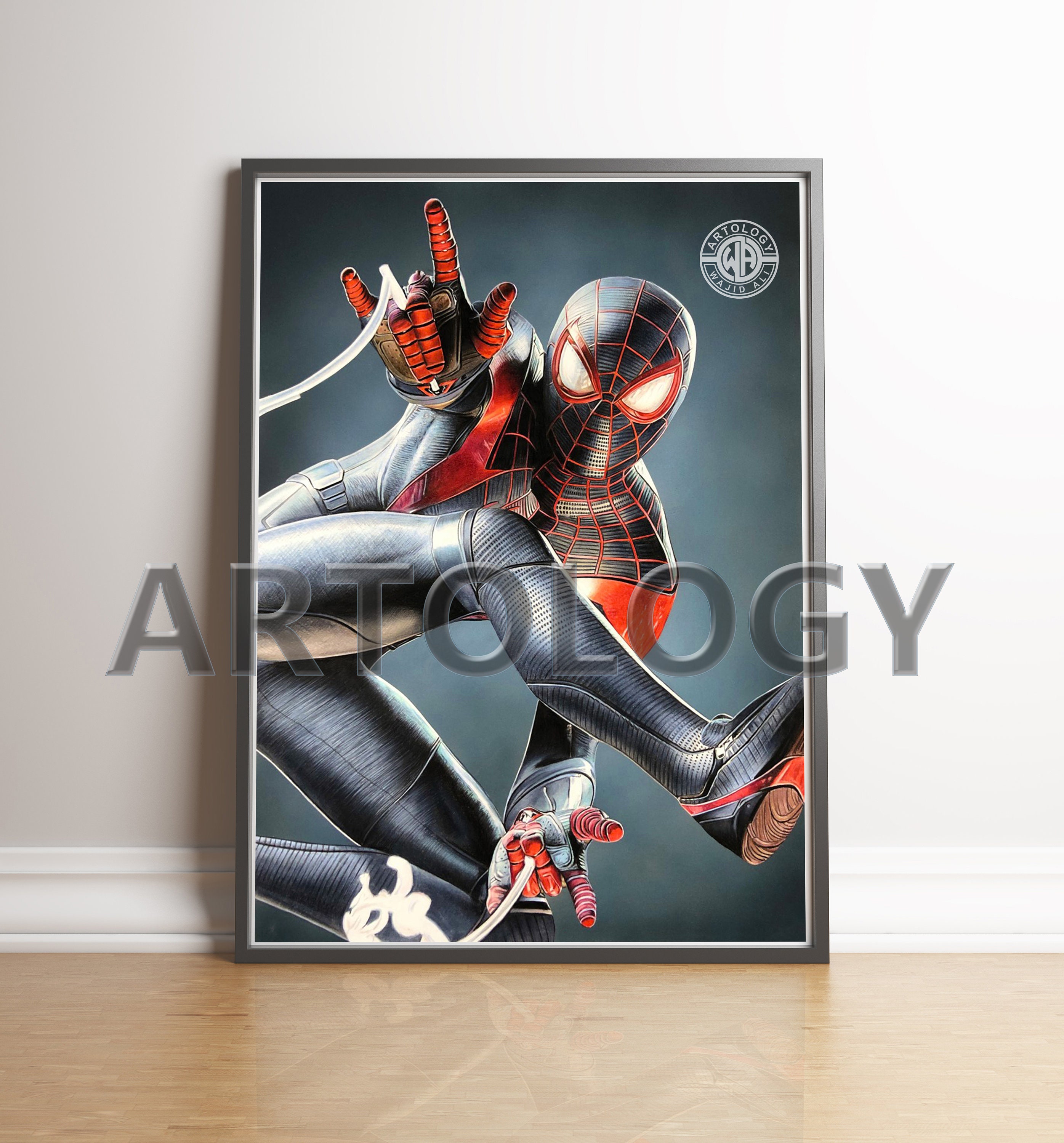  Cardboard People Miles Morales Spider-Man Life Size