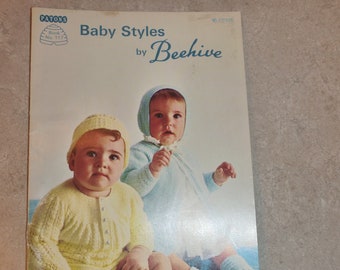 Baby Styles by Beehive Patons Knitting Patterns Vintage Book 117