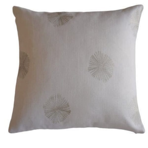 Nate Berkus Zodi Gray Onyx or White Quartz Pillow Cover - Invisible Zipper - Fits 18"x18", 20"x20" Insert - Decorative - Same on Both Sides