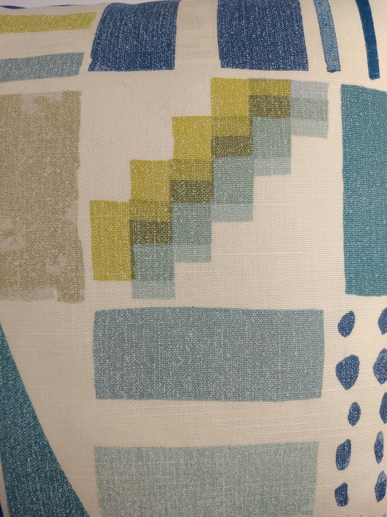 Decorative Throw Pillow Fits 18x18 Insert Dots Stripes Amagansett Beachcomber Blue White Throw Pillow Cover with Invisible Zipper