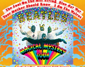 The Beatles John Lennon Magical Mystery Tour Photo Print 8.5 x 11/"