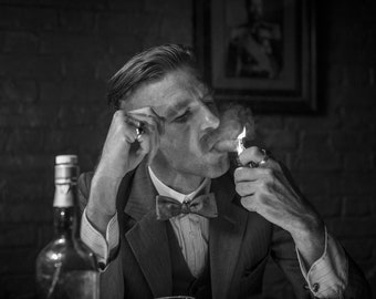 PEAKY BLINDERS Arthur Shelby PICTURE CANVAS WALL ART /"18X24/"