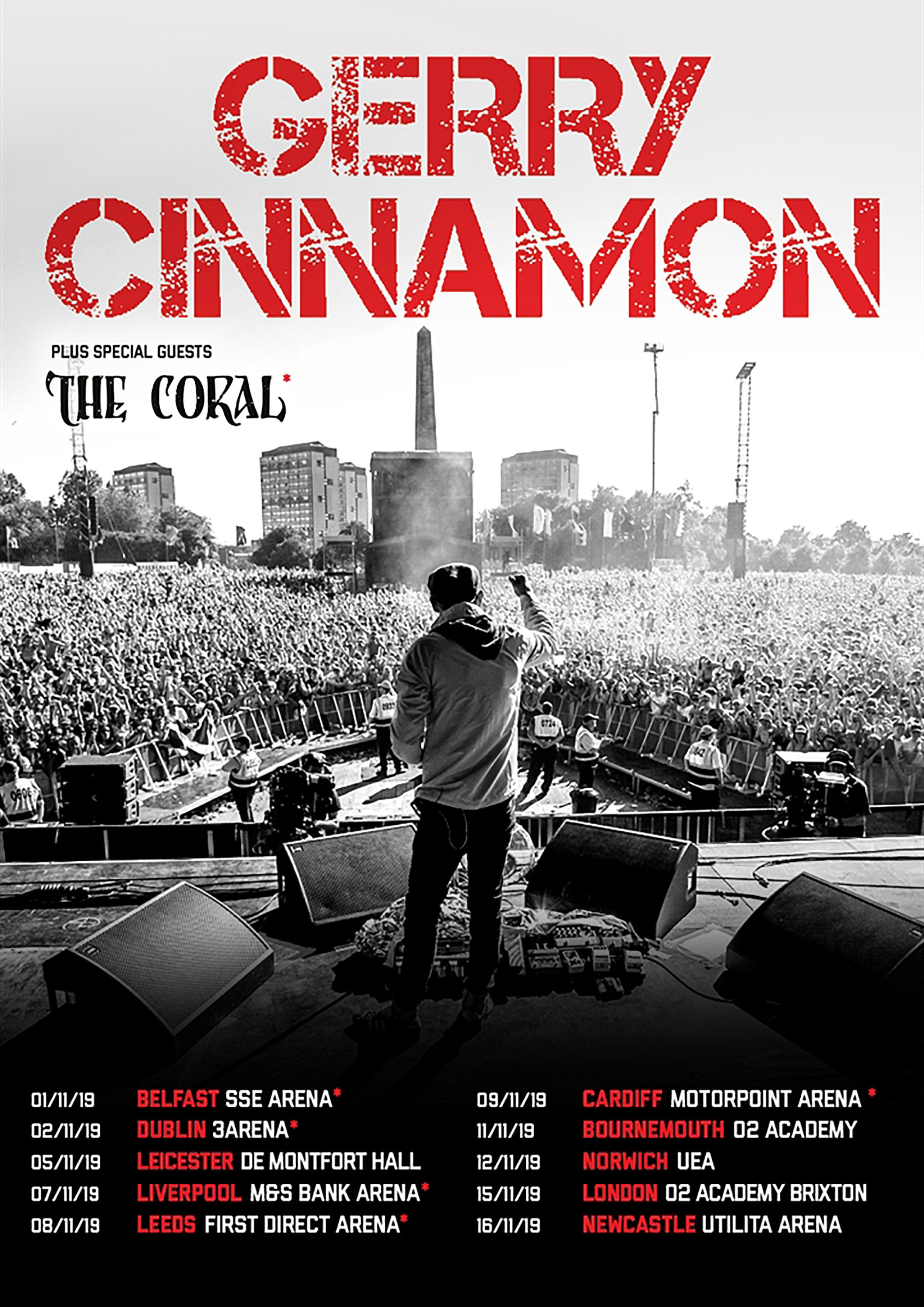 Reproduction Gerry Cinnamon Poster 2019 Tour Etsy