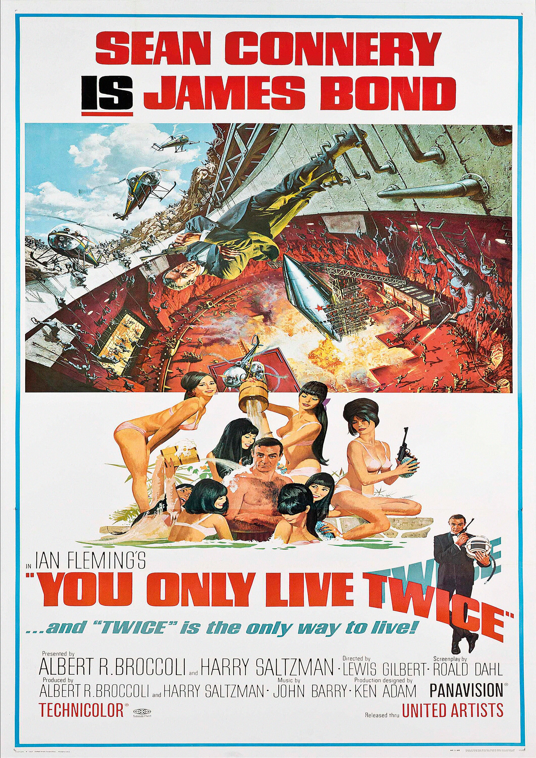 A4,A3,A2,A1 THUNDERBALL 5 Home Wall Print Vintage Movie Film Poster