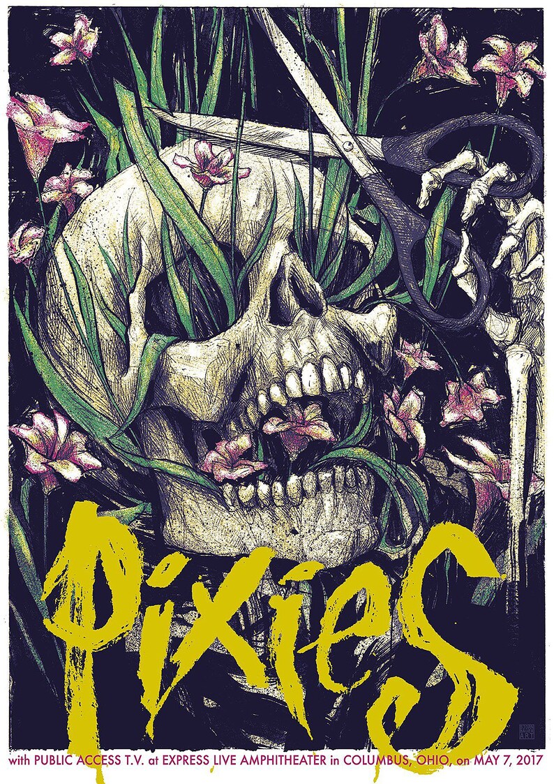 Reproduction Pixies Poster Columbus Ohio Home image 0