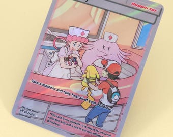 Nurse Joy Full Art Trainer - Custom Pokemon Card