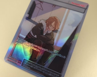 Squall Leonhart Full Art Trainer - Custom Pokemon Card, Final Fantasy VII
