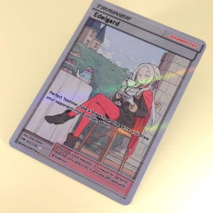 Edelgard entraîneur artistique complet - carte Pokémon personnalisée, Edelgard von Hresvelg, Fire Emblem : Three Houses