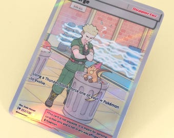 Lt. Surge Full Art Trainer - Custom Pokemon Card
