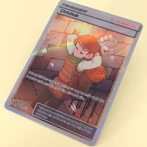Entraîneur artistique complet de Chilchuk - carte Pokémon personnalisée, donjon Meshi, délicieux dans le donjon