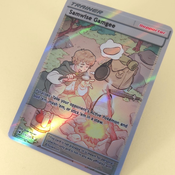 Samwise Gamgee Full Art Trainer - Custom Pokemon Card