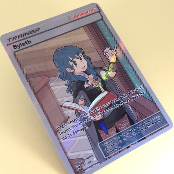 Byleth Full Art Trainer - Custom Pokemon Card, Edelgard Von Hresvelg, Fire  Emblem: Three Houses - Etsy Norway