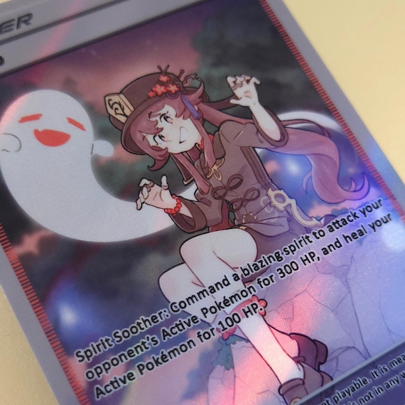 lewd pokemon cards Hu Tao Full Art Trainer - Custom Card, Genshin Card, Genshin Impact Pokemon TCG Pocket team says