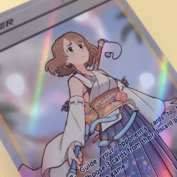 Yuna Full Art Trainer - Custom Pokemon Card, Final Fantasy X - Etsy
