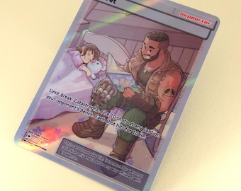 Barret Wallace Full Art Trainer - Custom Pokemon Card, Final Fantasy VII