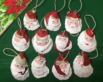 3 Santa Oyster Shells Sets
