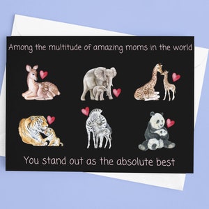 Beste moederkaart afdrukbaar, Moederdag, schoolkaart, schattige Moederdagkaart, doordacht cadeau voor vrouw, moeder, hou van je moeder
