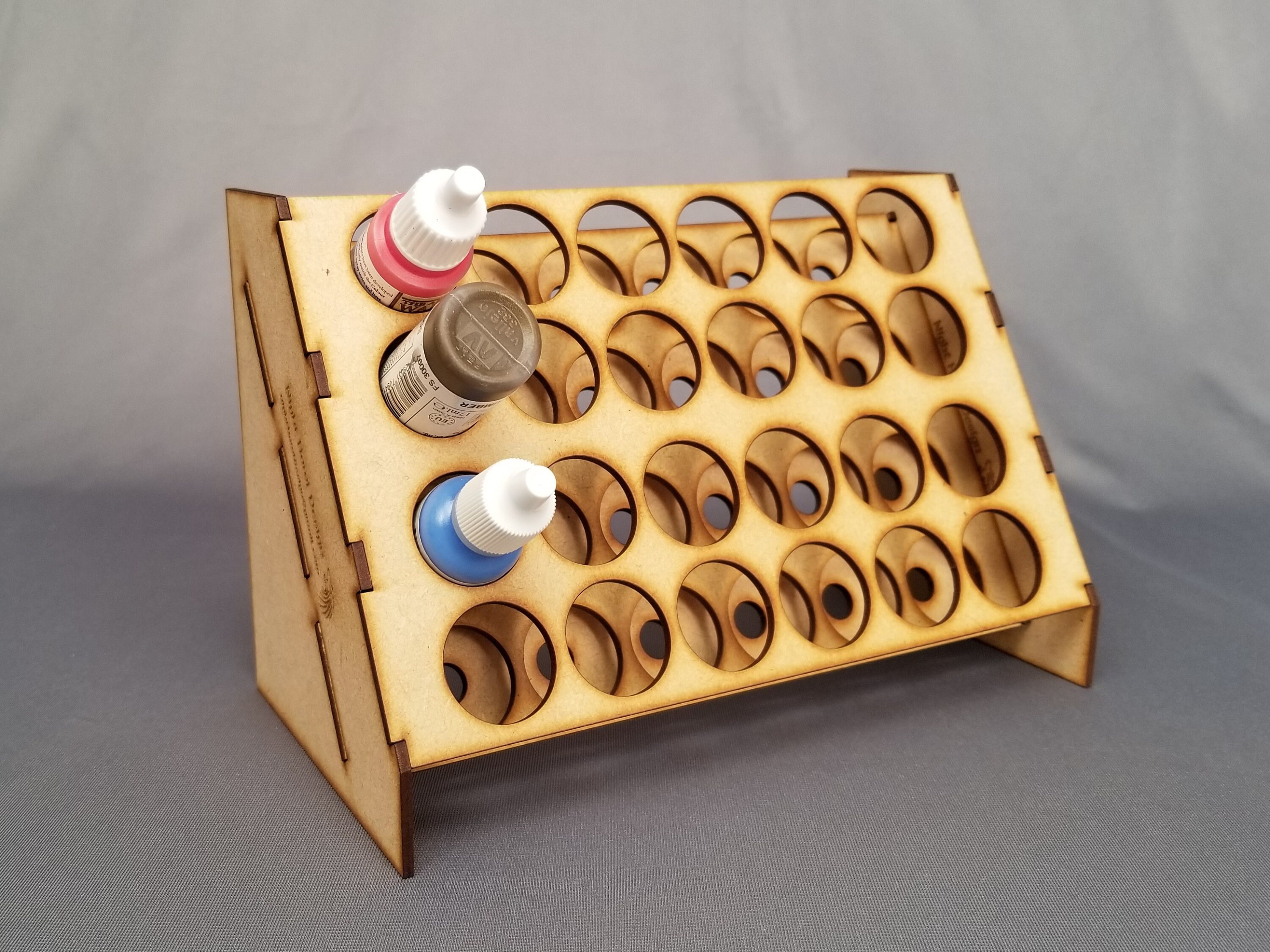 24 - 26mm Dropper Bottles, Small Paint Rack Good for Reaper, Army ...