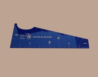 NHD Tactical Ruler 8"